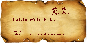 Reichenfeld Kitti névjegykártya