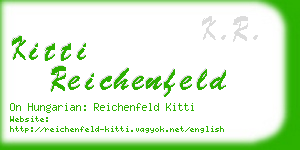 kitti reichenfeld business card